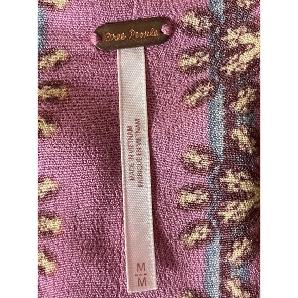 Free People Freshly Squeezed Lemon Print Blouse - Picture 5 of 7